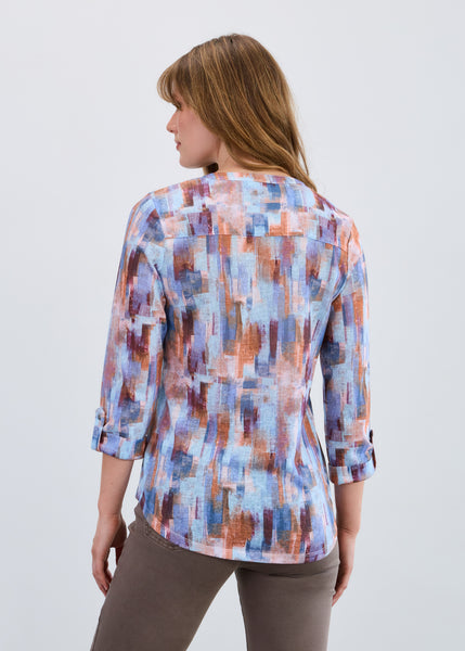 FDJ - ROOKERY PRINT HENLEY TOP - 3771451