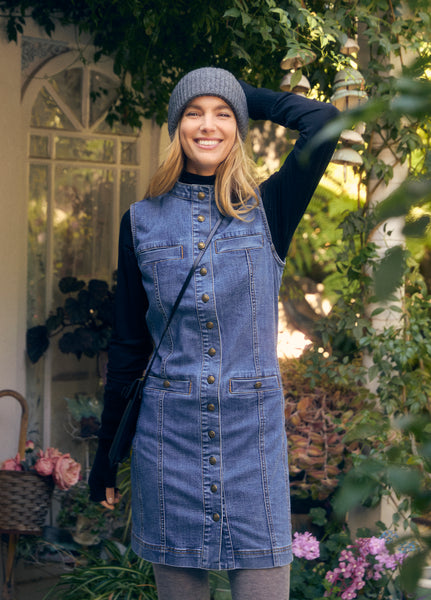 FDJ- CROSSHATCH DENIM DRESS  - 7731809