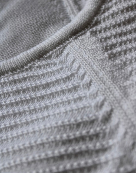SKOVHUUS -ORGANIC COTTON DIAGONAL RIB SWEATER - 1366 -  3 colours