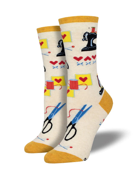 SOCKSMITH CREW SOCKS - SEW IN LOVE - 2 colours