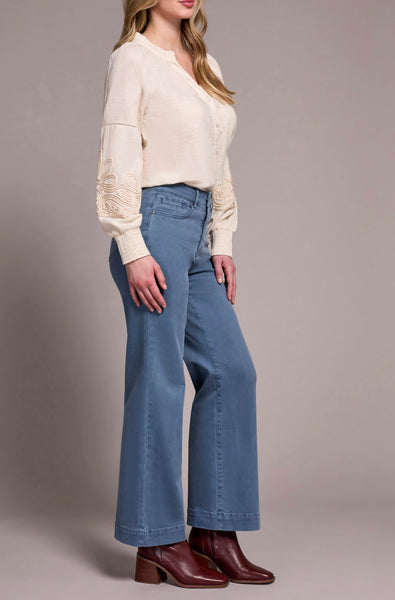 TRIBAL - COMFORT STRETCH WIDE LEG  PANT - 1861O-2020W - 5 Colours
