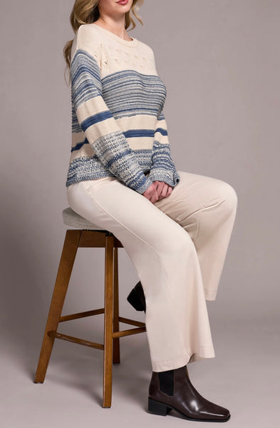 TRIBAL - BELL SLEEVE SWEATER - 2326O-8131