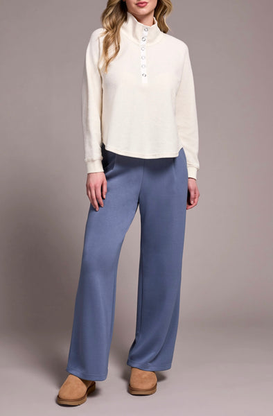 TRIBAL - HENLEY TOP W/ RIB COMBO - 6036O-5139 - 6036O-5139 - 2 Colours