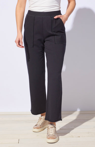 ESCAPE - OCEAN FRONT TERRY BREEZY ANKLE PANT - E60168 - 2 Colours