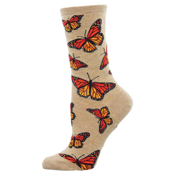 SOCKSMITH CREW SOCKS - SOCIAL BUTTERFLY - 2 colours