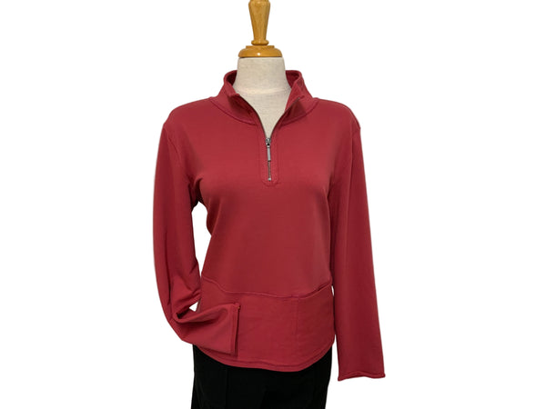 ESCAPE - OCEAN FRONT TERRY 1/4 ZIP PULLOVER - E30121- 2 Colours