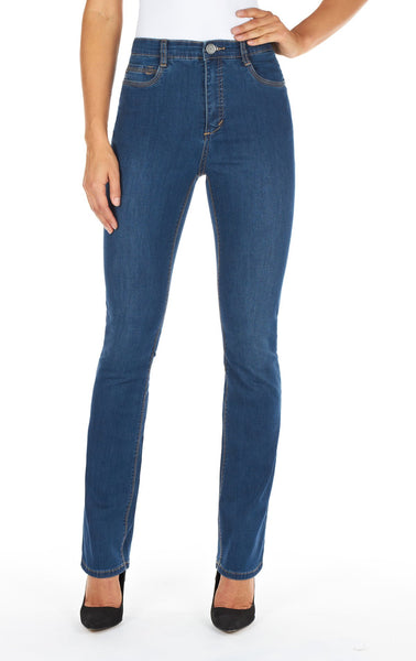 FDJ SUPREME DENIM PEGGY STRAIGHT LEG - 2 colours - (6627250) - The Little Change Room