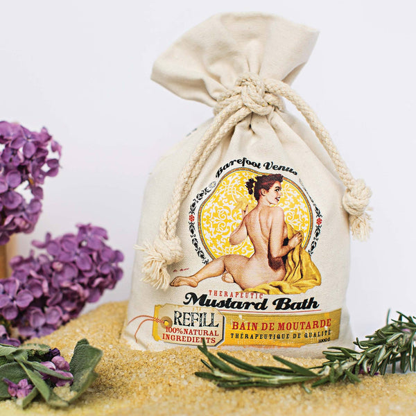 BAREFOOT VENUS - THERAPEUTIC MUSTARD BATH SOAK - 1KG