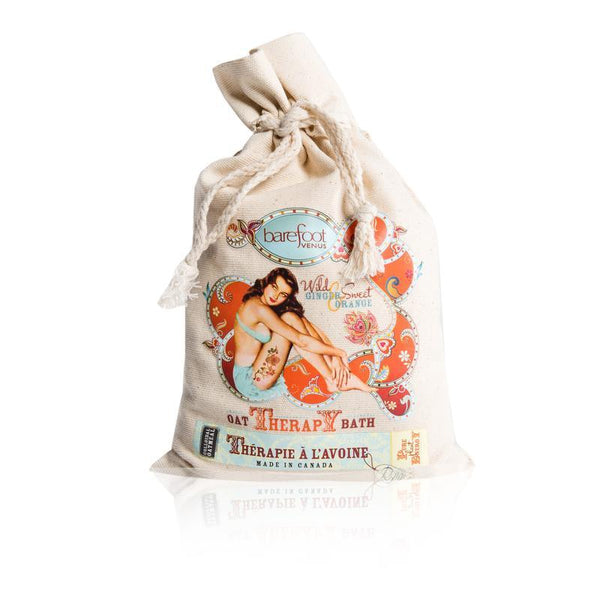 BAREFOOT VENUS - WILD GINGER & SWEET ORANGE OAT THERAPY BATH SOAK- 1KG