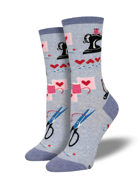 SOCKSMITH CREW SOCKS - SEW IN LOVE - 2 colours