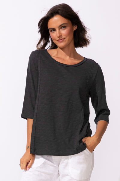 ESCAPE - COTTON SEAMED ELBOW TEE - 10026 - 5 Colours