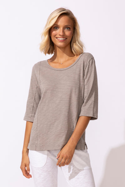 ESCAPE - COTTON SEAMED ELBOW TEE - 10026 - 5 Colours