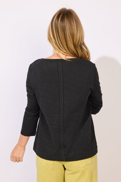 ESCAPE - STAY CENTRE  COTTON SLUB JERSEY  TEE - E10030  - 2 Colours