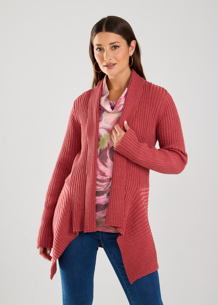 FDJ - LONG SLEEVE TWO TONE CARDIGAN -1036314 - 3 Colours