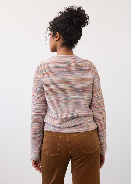 FDJ - SPACE DYE MOCK NECK SWEATER - 1215888 - 2 Colours