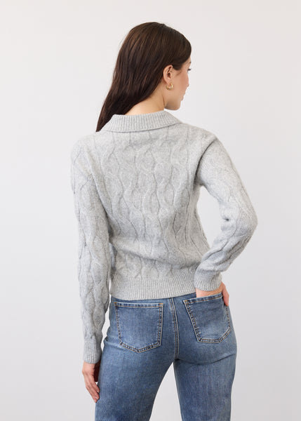 FDJ - CABLE BUTTON FRONT CARDIGAN - 1372961