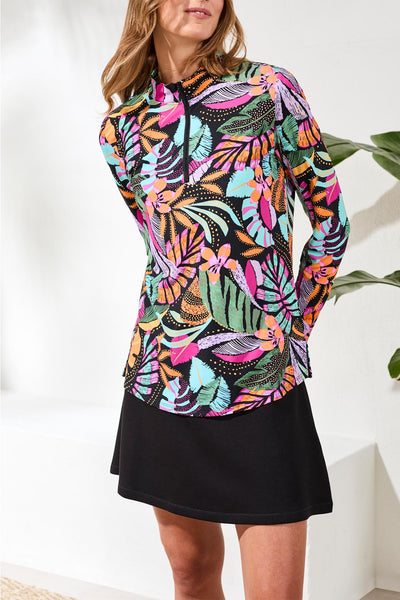 TRIBAL - UPF 50+ PERFORMANCE STRETCH LONG SLEEVE TOP - 1410O-3024 - 3 Colours