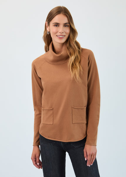 FDJ - COWL NECK SOFT JERSEY KNIT SWEATER - 1492212 -5 Colours
