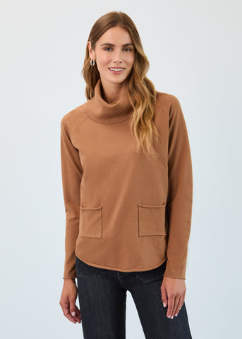 FDJ - COWL NECK SOFT JERSEY KNIT SWEATER - 1492212 -5 Colours