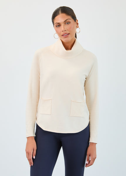 FDJ - COWL NECK SOFT JERSEY KNIT SWEATER - 1492212 -5 Colours