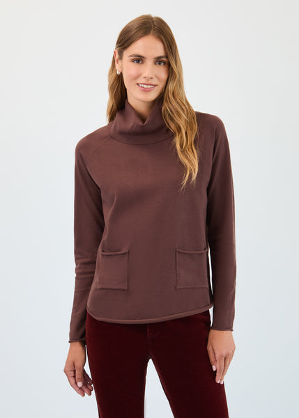 FDJ - COWL NECK SOFT JERSEY KNIT SWEATER - 1492212 -5 Colours