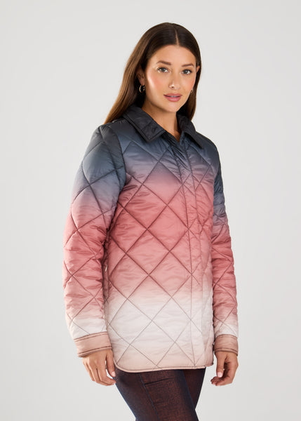 FDJ - QUILTED OMBRE JACKET - 1608967