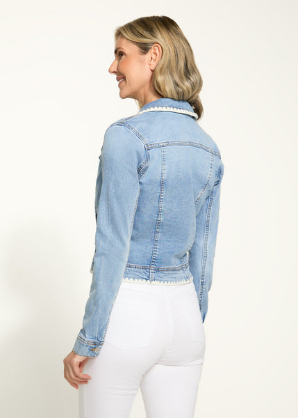 FDJ - CROCHET TRIM DENIM JACKET -1681843