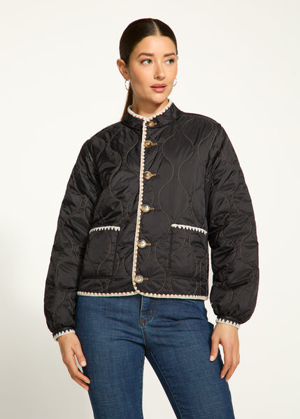 FDJ - REVERSIBLE LIGHTWEIGHT JACKET - 1775760 - GOLD / BLACK