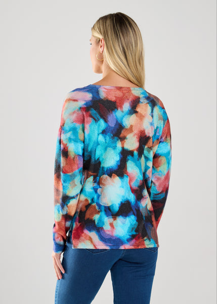 FDJ - NORTHERN LIGHTS PRINT SWEATER- 1859578