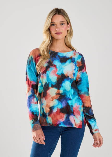 FDJ - NORTHERN LIGHTS PRINT SWEATER- 1859578