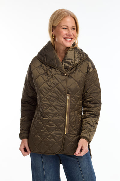 FDJ - SHAWL COLLAR QUILTED JACKET - 191975