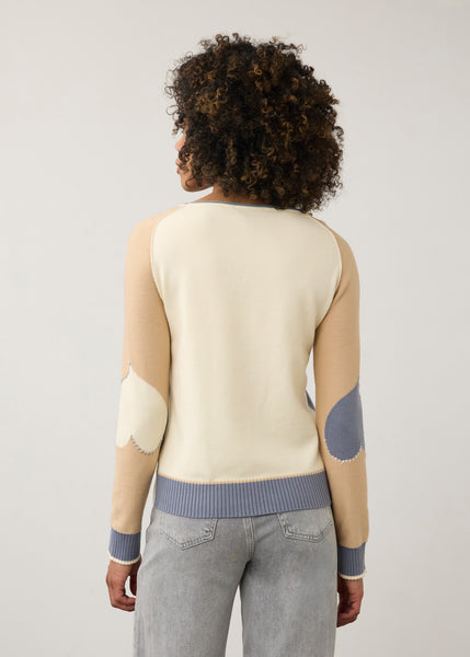 FDJ - COLOUR BLOC DETAIL SWEATER - 1938203 - 2 Colours