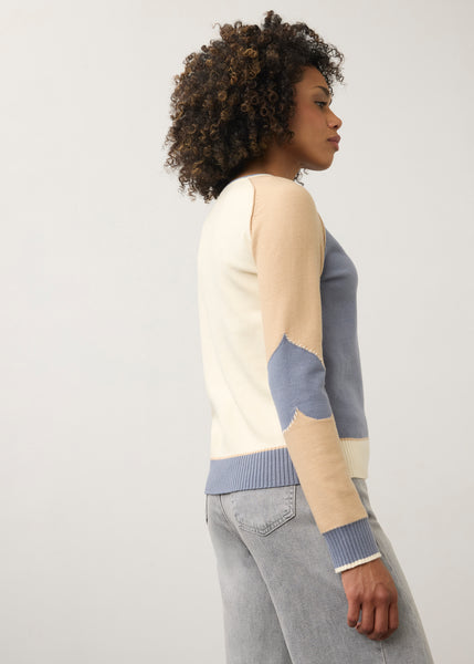 FDJ - COLOUR BLOC DETAIL SWEATER - 1938203 - 2 Colours