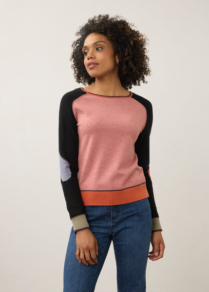 FDJ - COLOUR BLOC DETAIL SWEATER - 1938203 - 2 Colours