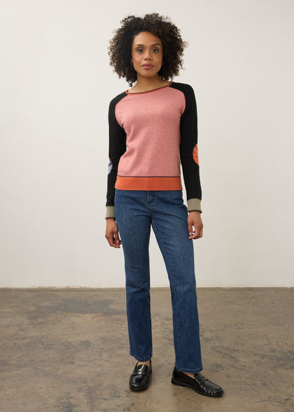 FDJ - COLOUR BLOC DETAIL SWEATER - 1938203 - 2 Colours