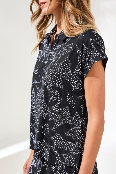 TRIBAL - SPF+50 PERFORMANCE STRETCH POLO SHIRT - 2090O-3024 - 2 Colours