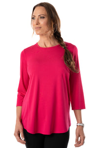 PURE ESSENCE- ECO LUX BAMBOO JERSEY TOP - 210-4769S - 3 Colours