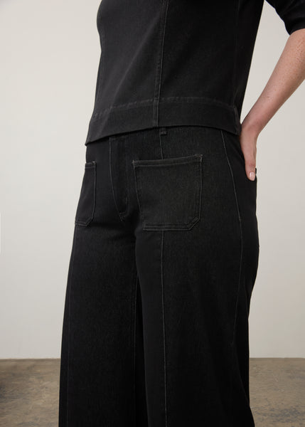 FDJ - KNIT DENIM WIDE LEG JEAN -2173131 - 2 Colours