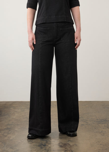 FDJ - KNIT DENIM WIDE LEG JEAN -2173131 - 2 Colours