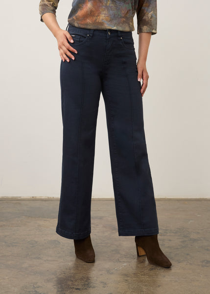 FDJ - EURO TWILL OLIVIA WIDE LEG JEAN  - 2447511- 5 Colours
