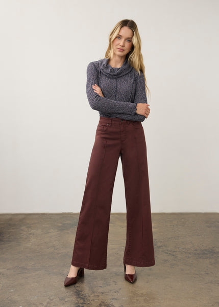 FDJ - EURO TWILL OLIVIA WIDE LEG JEAN  - 2447511- 5 Colours