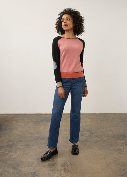 FDJ - STATEMENT DENIM - DIAGONAL PRINT OLIVIA BOOTCUT JEAN- 2466779