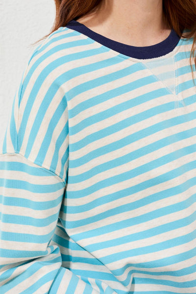 TRIBAL - STRIPE CREWNECK SWEATSHIRT - 2487O-8329 - 2 Colours