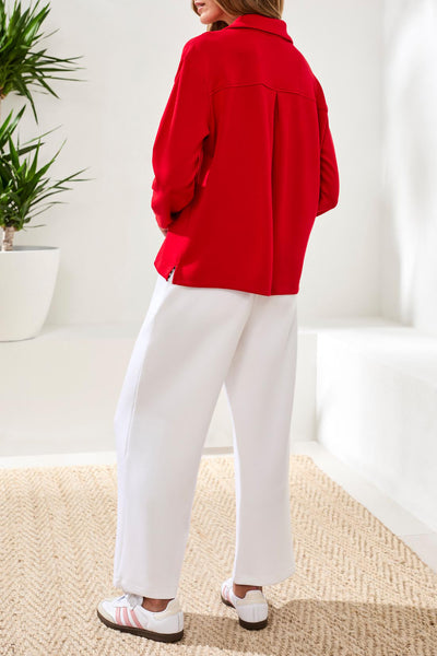 TRIBAL - TECHNO LUX - JOHNNY COLLAR TOP - 2488O-3390 - 2 Colours