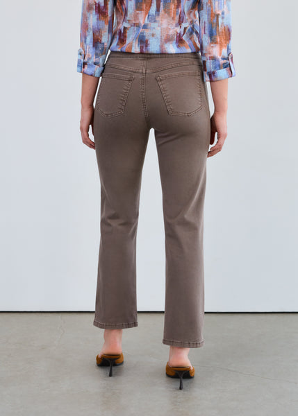 FDJ- EURO TWILL PULL-ON STRAIGHT ANKLE PANT - 2531511 - 2 COLOURS