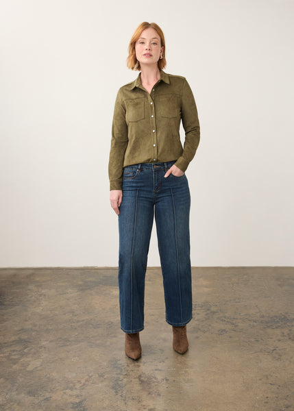 FDJ - STATEMENT DENIM - OLIVIA WIDE ANKLE JEAN - 2768779