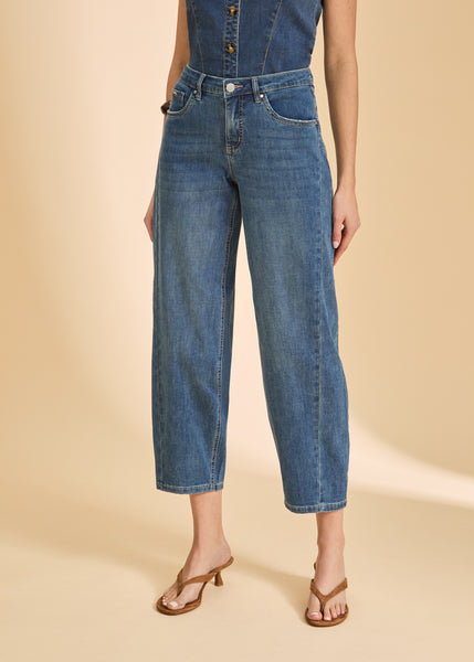 FDJ -  DENIM GIRLFRIEND BARREL ANKLE JEAN - 2795370