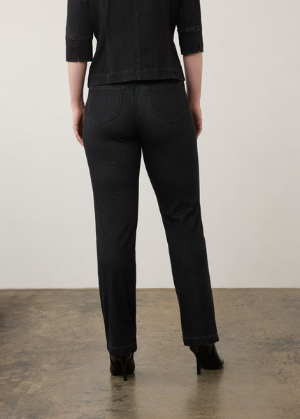 FDJ - PULL ON STRAIGHT LEG KNIT DENIM JEAN - 2852131 - 2 Colours