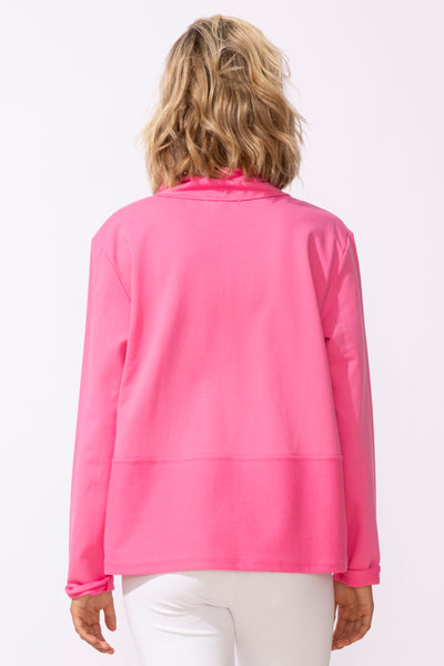 ESCAPE - OCEAN FRONT TERRY 1/4 ZIP PULLOVER -E30121- 4 Colours