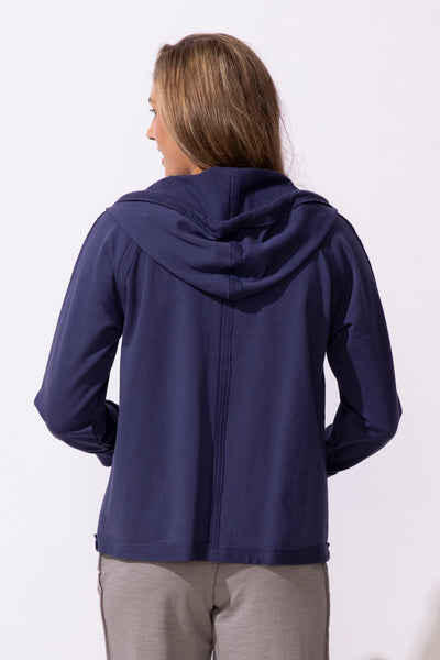ESCAPE -OCEAN FRONT TERRY  SOLSTICE ZIP HOODIE - 30125 - 3 Colours
